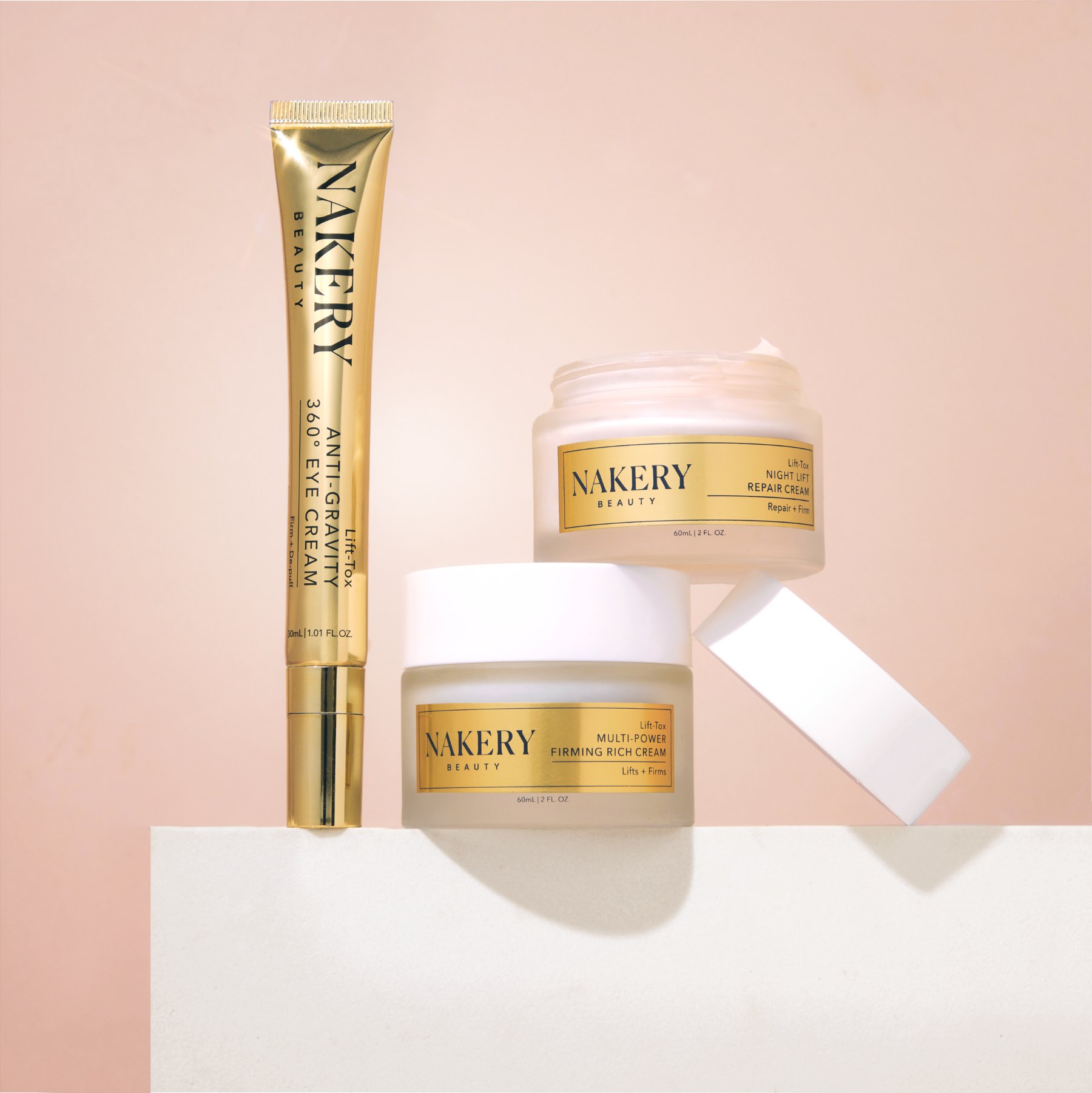 Nakery tox eye cream set