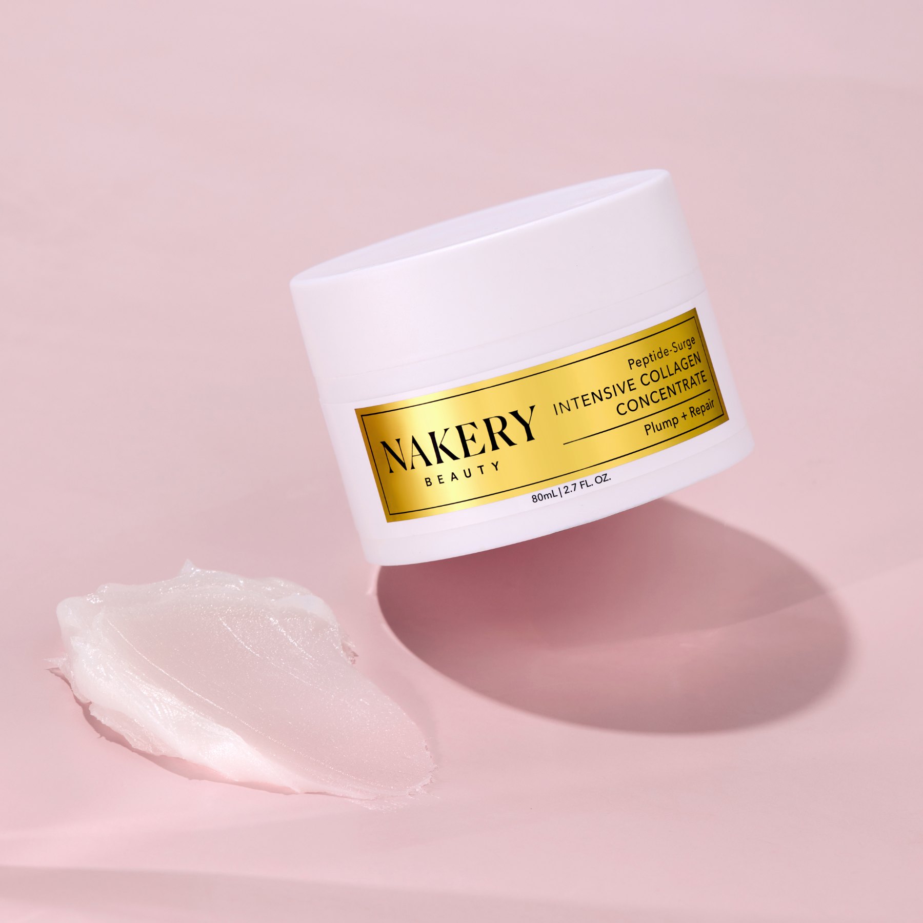 Collagen concentrate with swatch