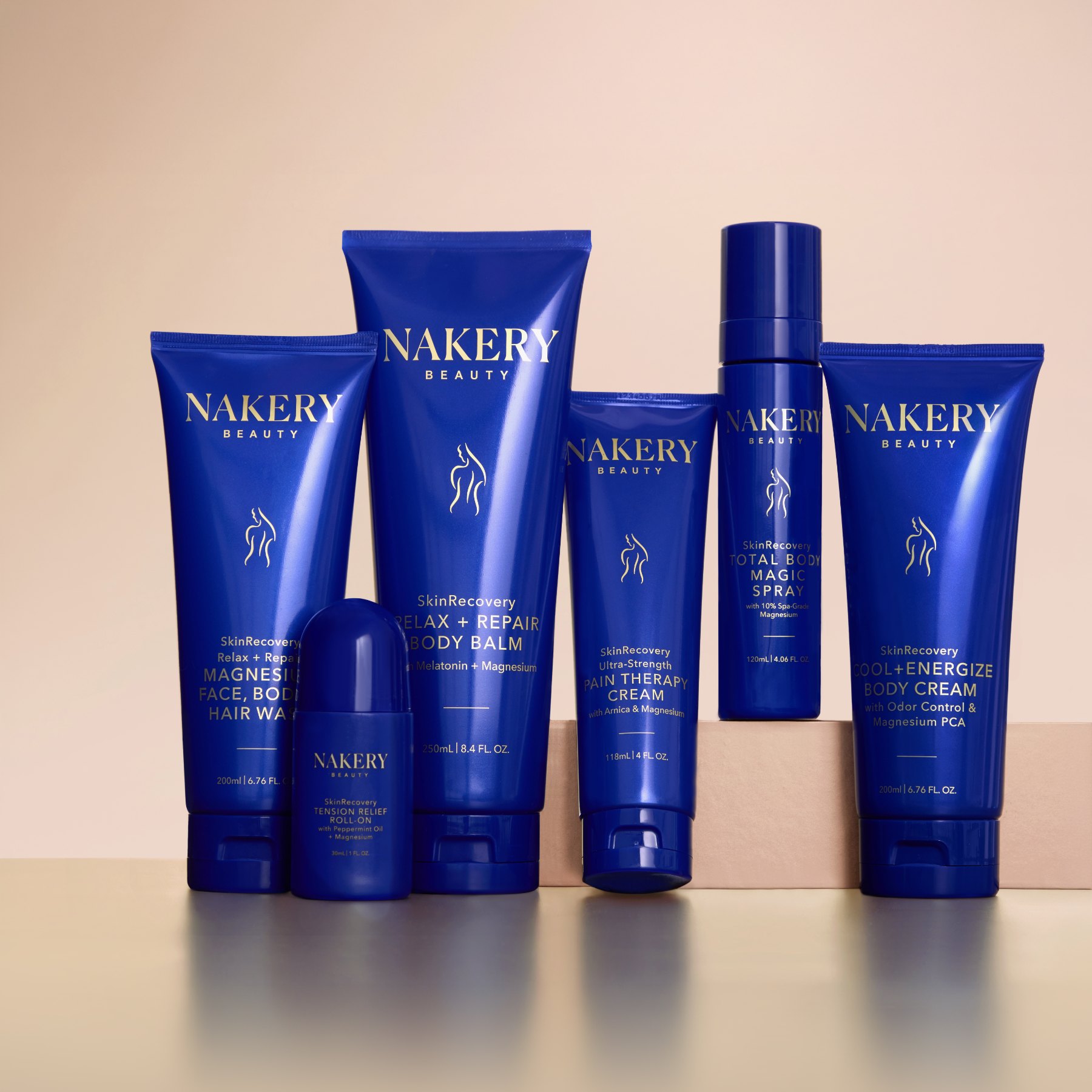 Nakery SkinRecovery body care collection