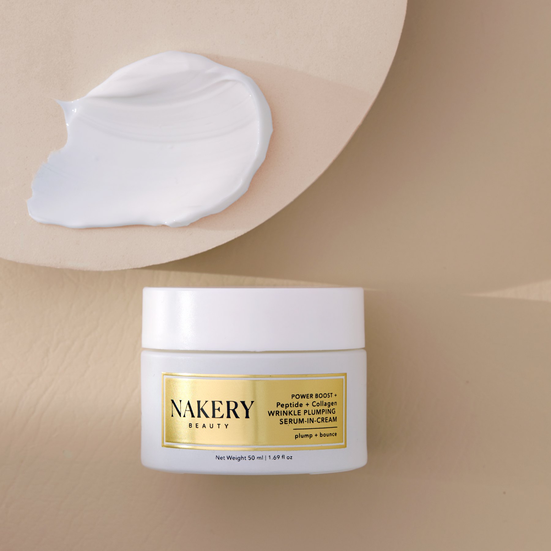 Power Boost cream with swatch