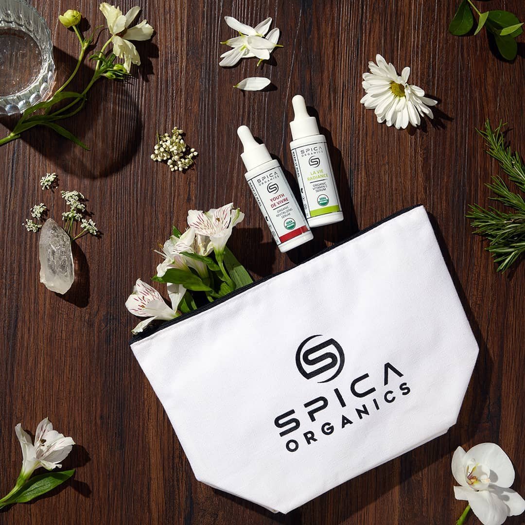 Spica Organics skincare photograph